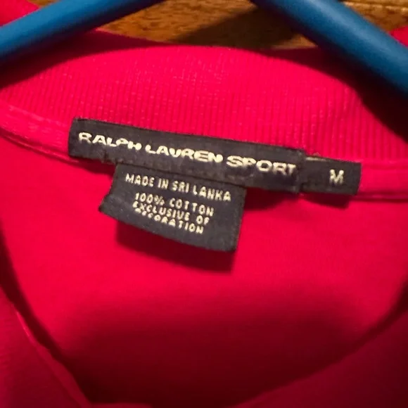 Ralph Lauren Sport Magenta Polo Shirt - Picture 4 of 4
